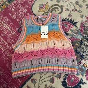 Zara sweater vest